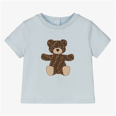 baby blue fendi shirt|Fendi baby.